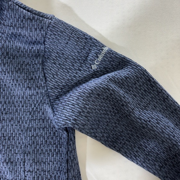 Columbia Pullover sweater hooded quarter button - Picture 2 of 6